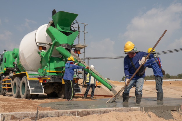 construction worker fixing steel bar construction site 33835 1265
